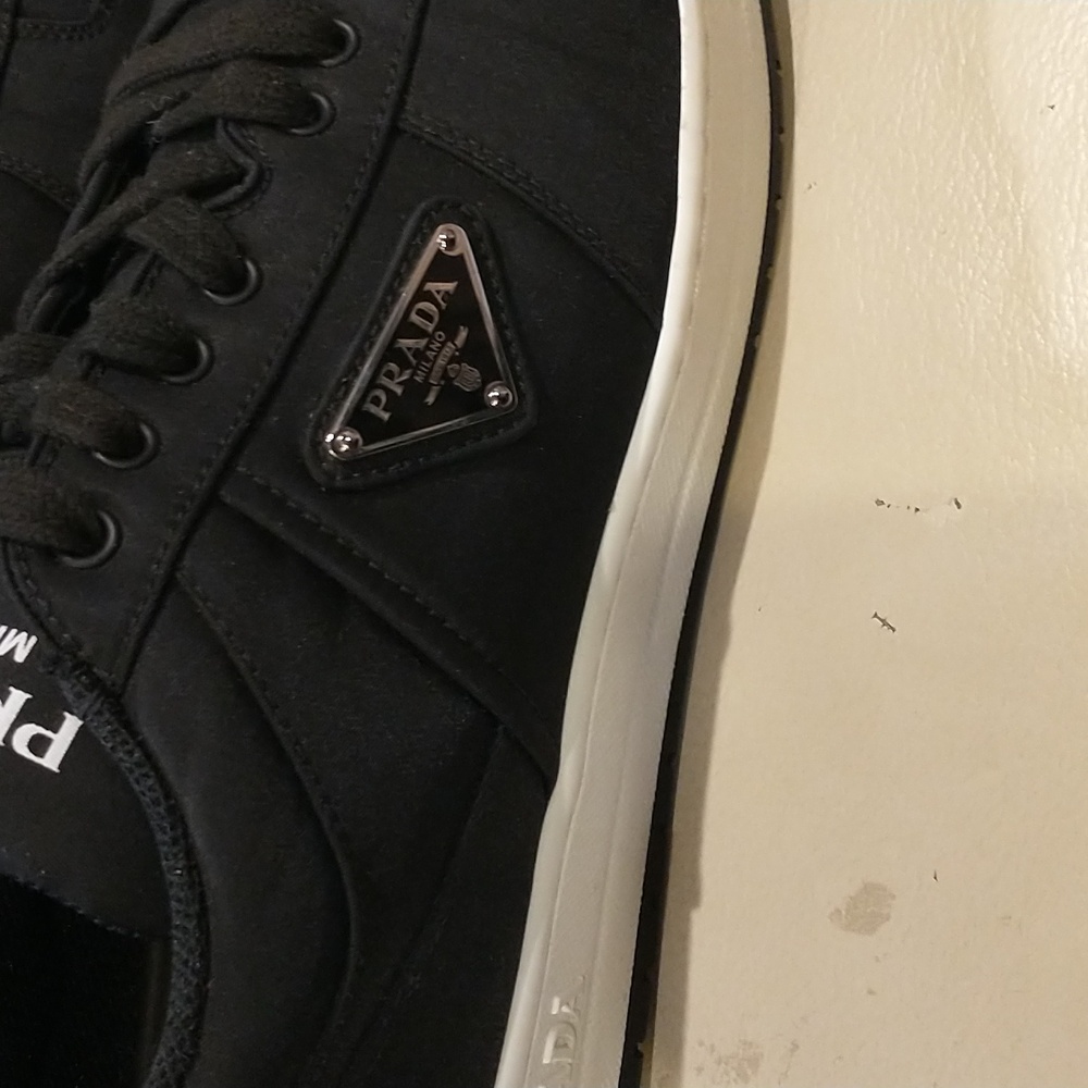 Prada Milano Men's Black Sneakers - Picture 2 of 12